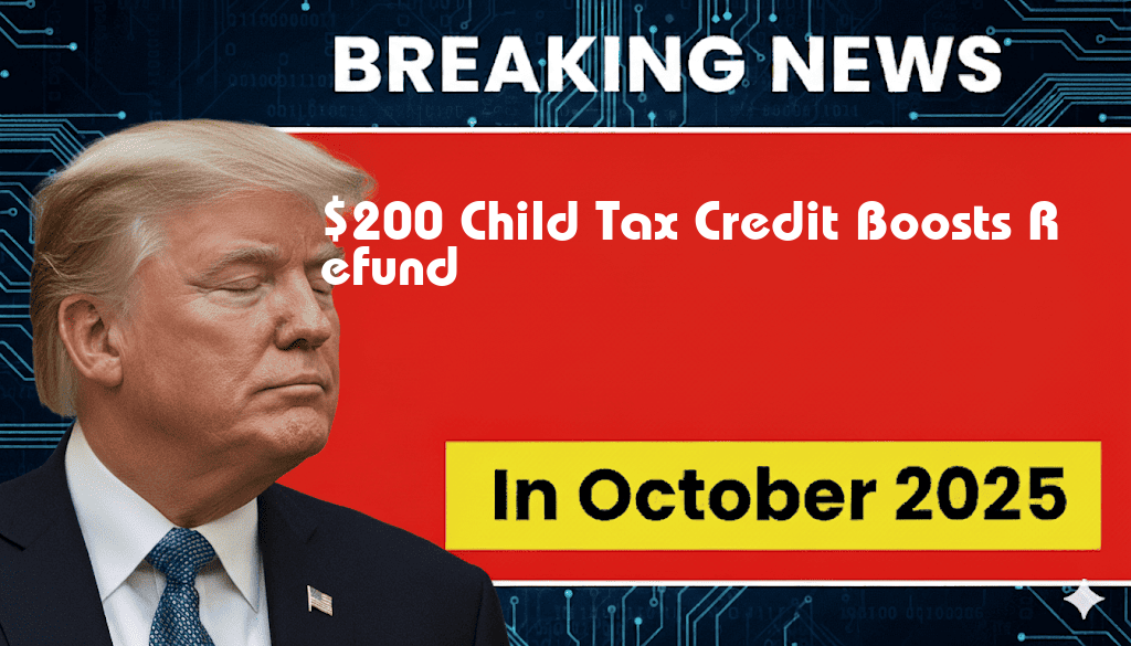 $200 Boost in Child Tax Credit Increases Your Refund by $X