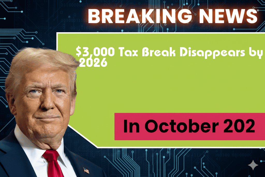 $3,000 Tax Break Vanishes: Popular Deductions Set to Disappear in 2026