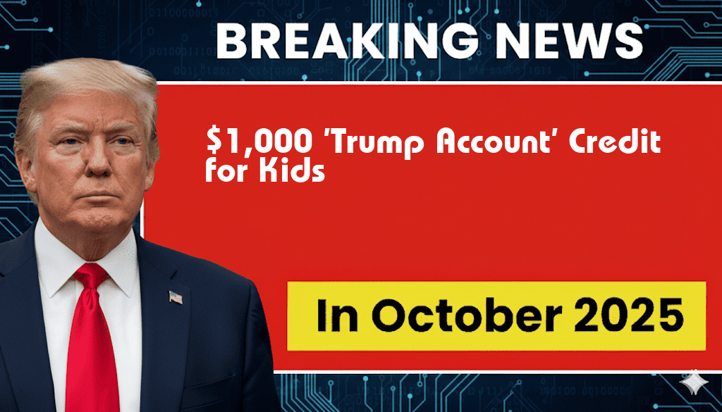 Every Child to Receive $1,000 ‘Trump Account’ Credit in 2025